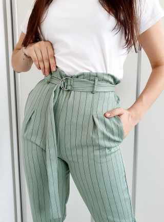Spodnie ELARA zielone