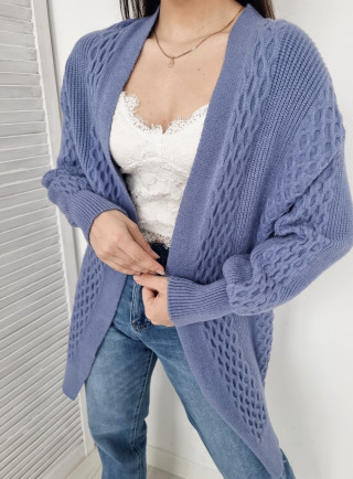 Kardigan / sweter LIDO niebieski