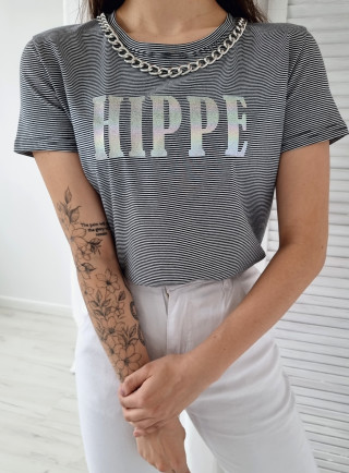 T-shirt holo HIPPE czarny