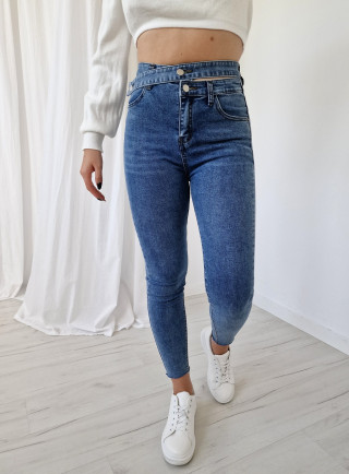 Spodnie jeans BATA niebieskie