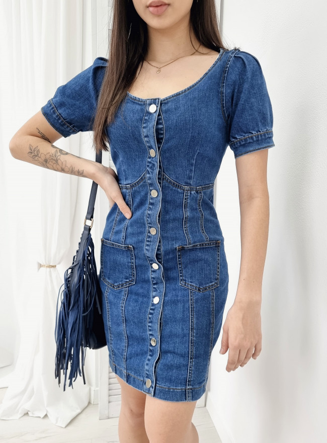 Sukienka jeans KRUEL niebieska