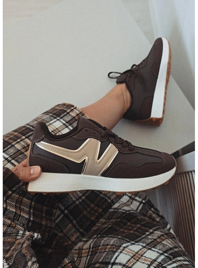 Sneakersy Chocolate brąz