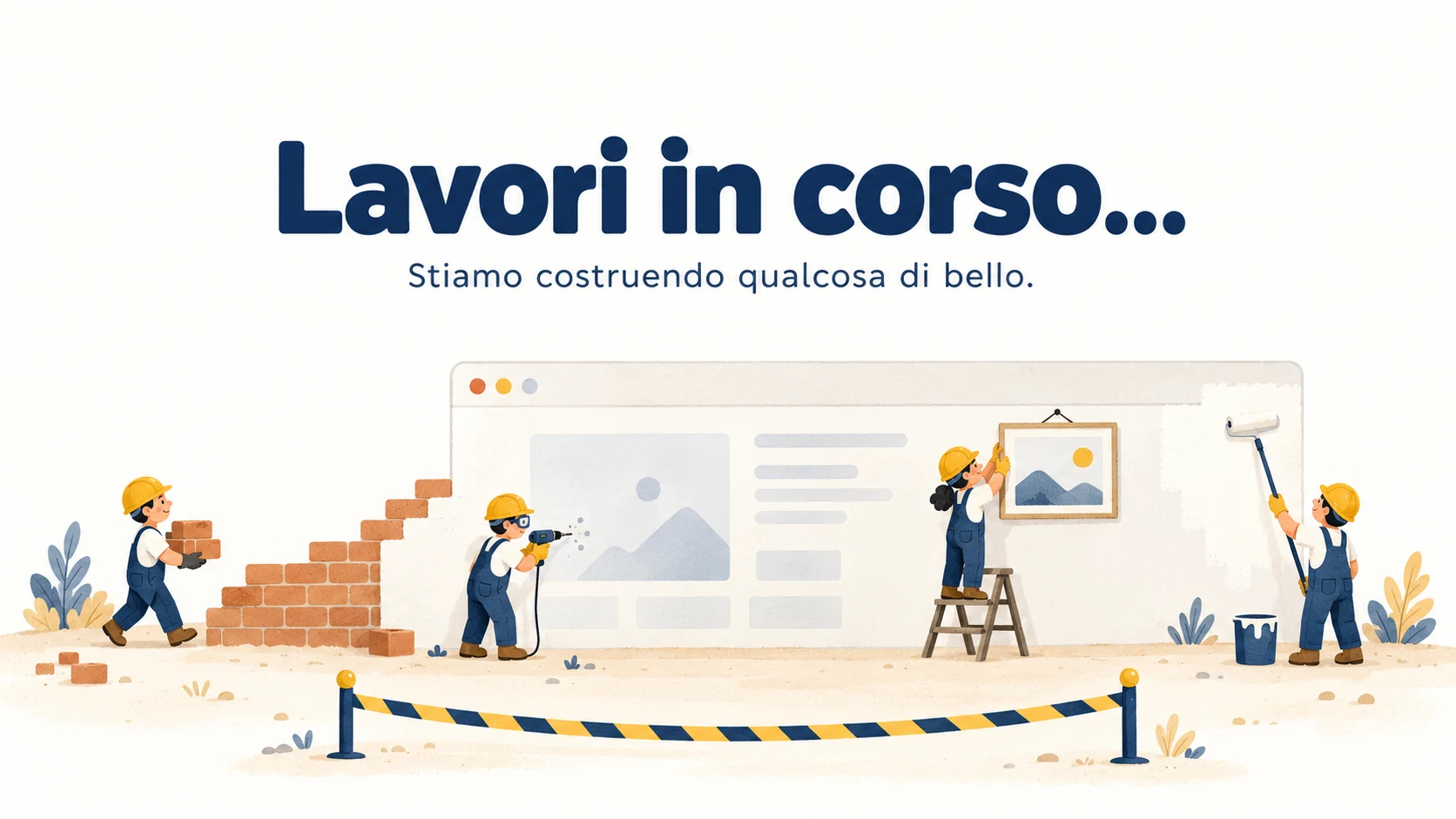 Lavori in corso…